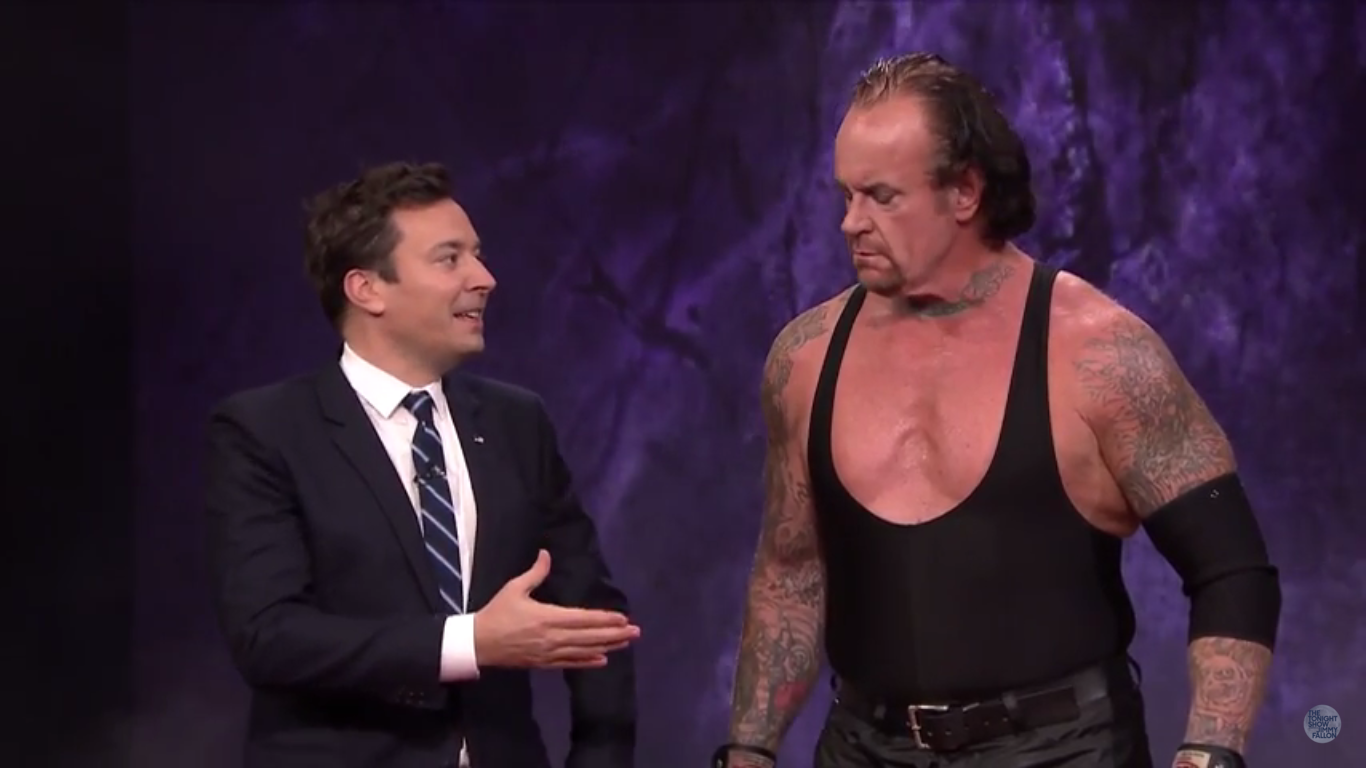 The Undertaker on Jimmy Fallon's Tonight Show