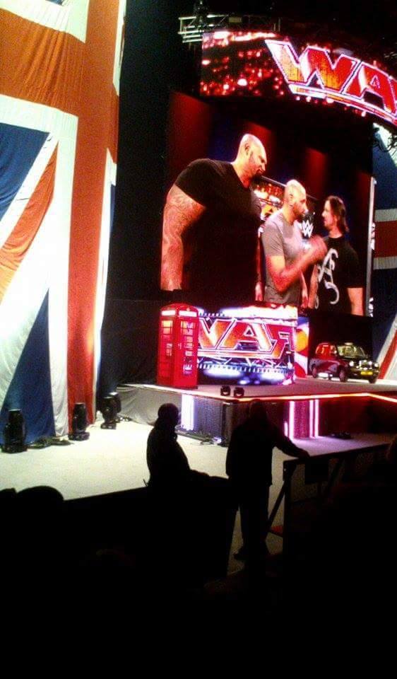 Doc Gallows & Karl Anderson with AJ Styles on Raw