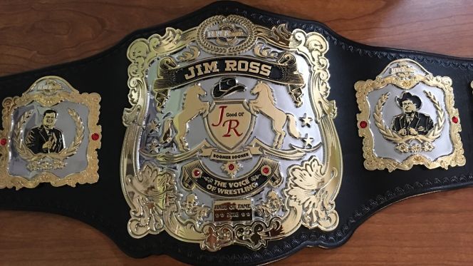 Jim Ross Championship Belt - Lifetime Achievement Award