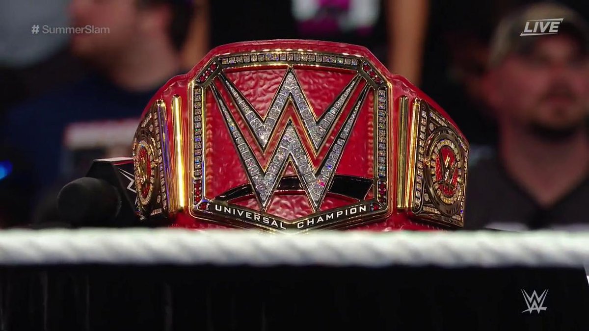 WWE Universal Championship Belt Revealed At SummerSlam 2016