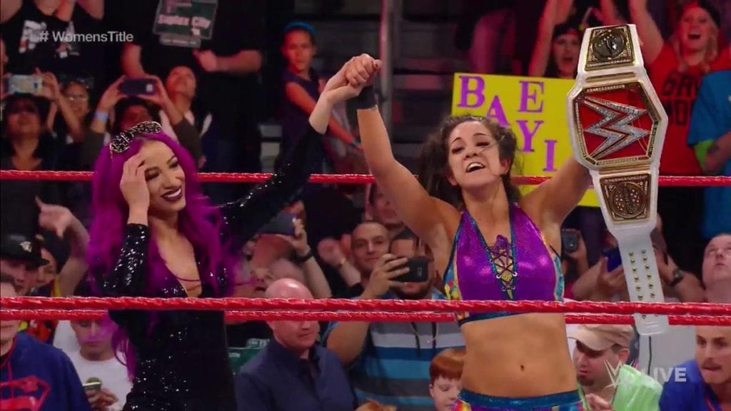 Bayley wins Raw Women's Title on Raw - February 13, 2017