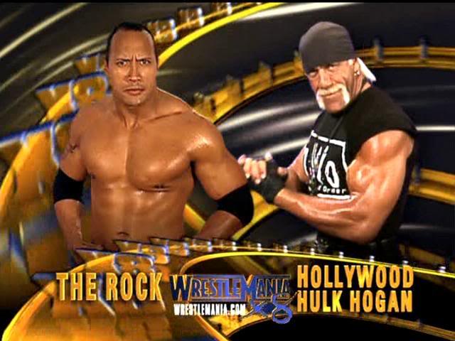 The Rock vs. Hollywood Hulk Hogan - WrestleMania 18