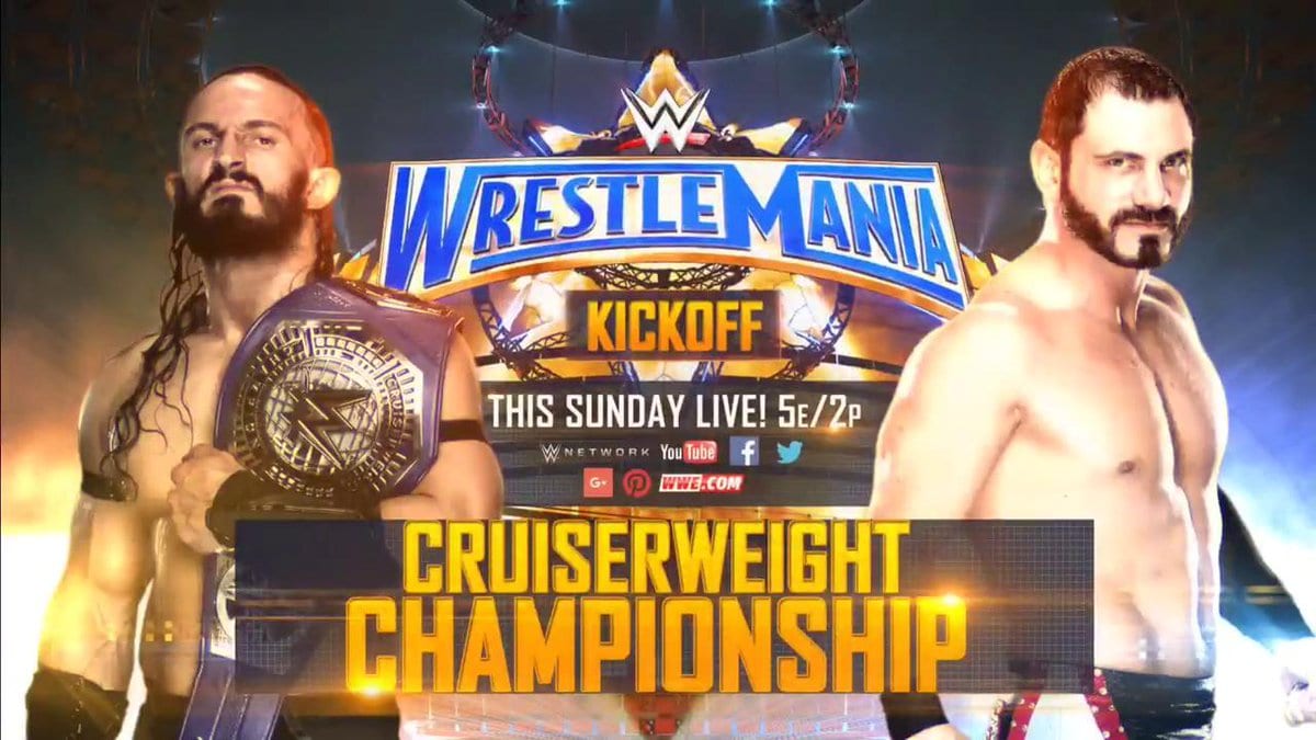 Image result for WWE Cruiserweight Champion Austin Aries vs Neville