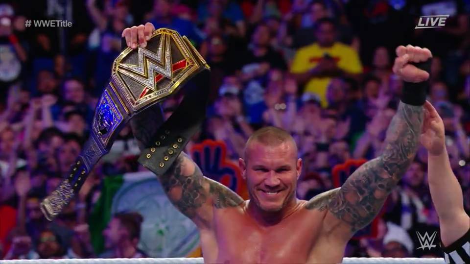 Randy Orton wins WWE Championship at WrestleMania 33 - Randy Orton becomes 13 time World Champion at WrestleMania 33