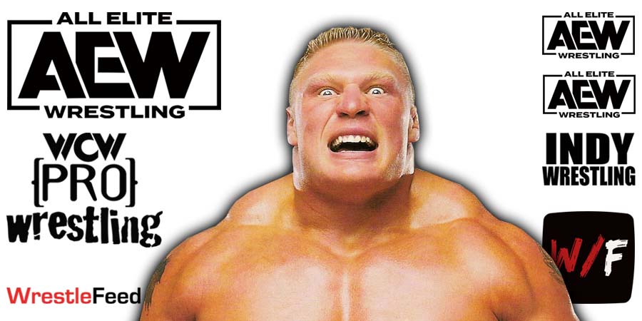 Brock Lesnar AEW All Elite Wrestling Article Pic 8 WrestleFeed App