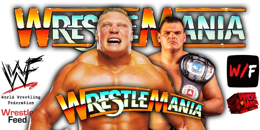 Brock Lesnar Vs Gunther WALTER WrestleMania 39 Hollywood 1 WWE WrestleFeed App