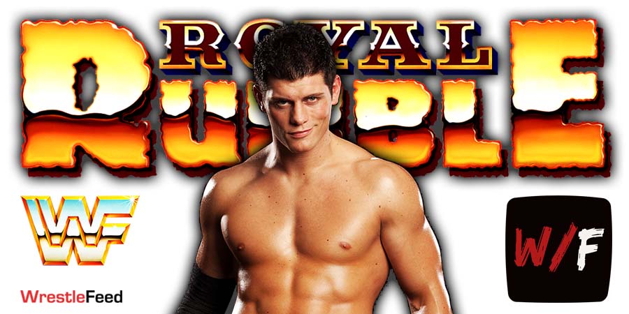 Cody Rhodes Royal Rumble PPV WWE 4 WrestleFeed App