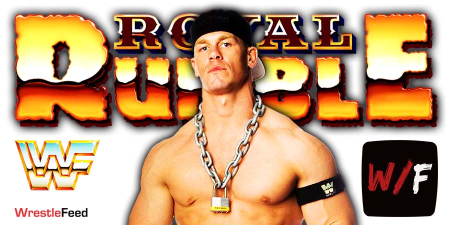 John Cena Royal Rumble 7 WrestleFeed App
