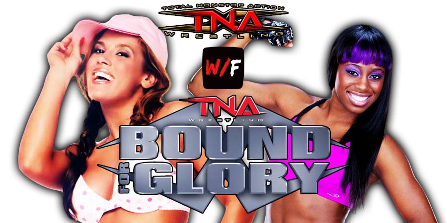 Mickie James Naomi Trinity Fatu IMPACT Wrestling Bound For Glory 1 TNA WrestleFeed App