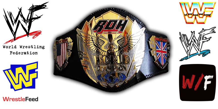 ROH World Heavyweight Championship Title Belt Article Pic 1 WrestleFeed App