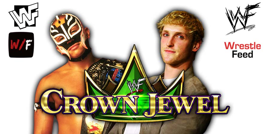 Rey Mysterio Vs Logan Paul Crown Jewel WWE 2 WrestleFeed App