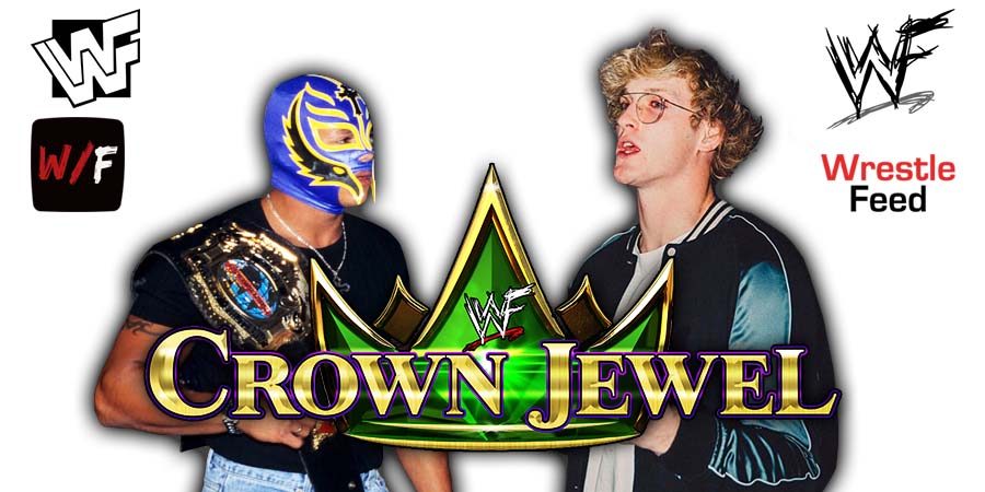 Rey Mysterio Vs Logan Paul Crown Jewel WWE 3 WrestleFeed App