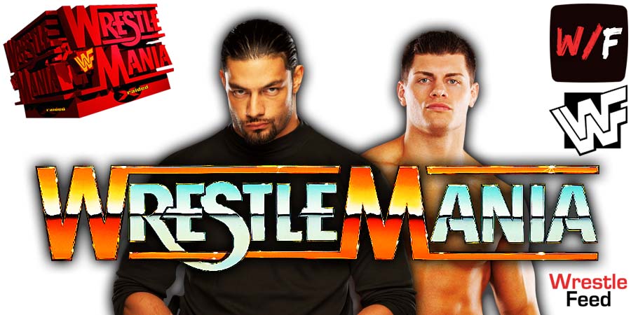 Roman Reigns Vs Cody Rhodes WrestleMania 39 PPV WWE 9 WrestleFeed
