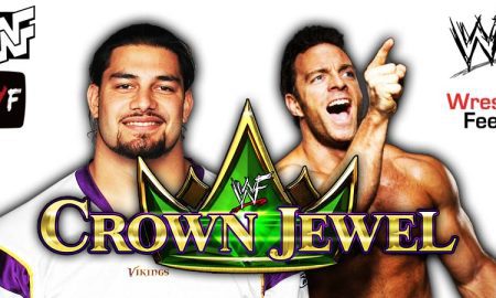 Roman Reigns Vs LA Knight Crown Jewel 2023 WWE PLE 1 WrestleFeed App