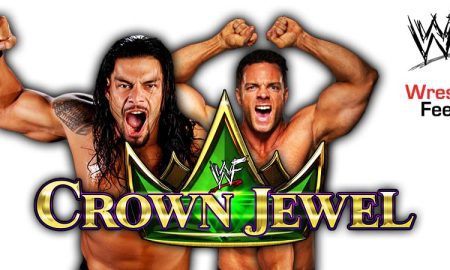 Roman Reigns Vs LA Knight Crown Jewel 2023 WWE PLE 2 WrestleFeed App