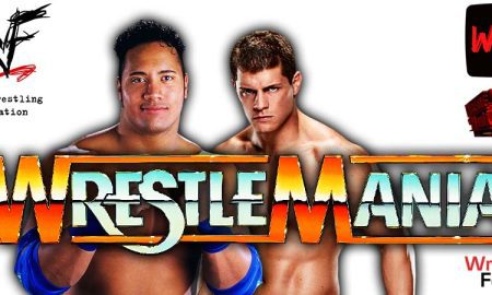 The Rock And Cody Rhodes WrestleMania WWE WWF 3 WrestleFeed App