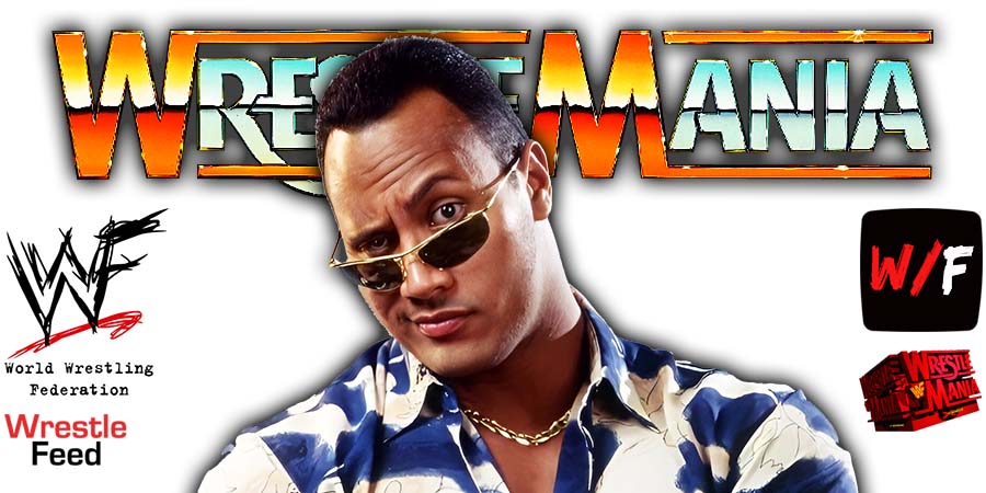 The Rock Dwayne Johnson WrestleMania WWF Pic 10 WrestleFeed App