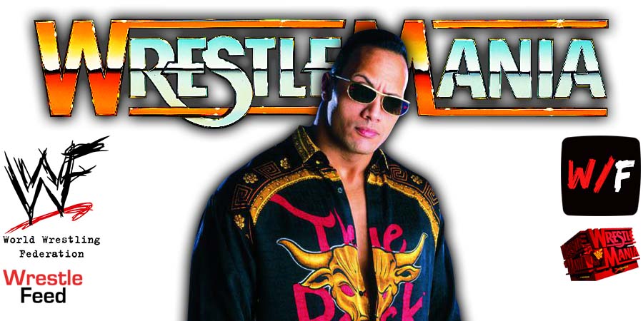 The Rock Dwayne Johnson WrestleMania WWF Pic 9 WrestleFeed App