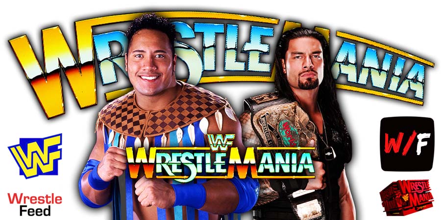 The Rock Vs Roman Reigns WrestleMania 10 WrestleFeed App