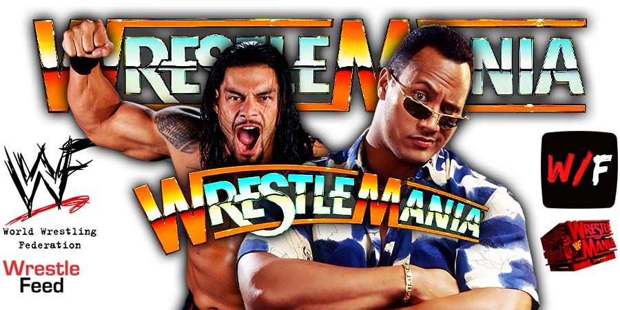 The Rock Vs Roman Reigns WrestleMania 14 WrestleFeed App