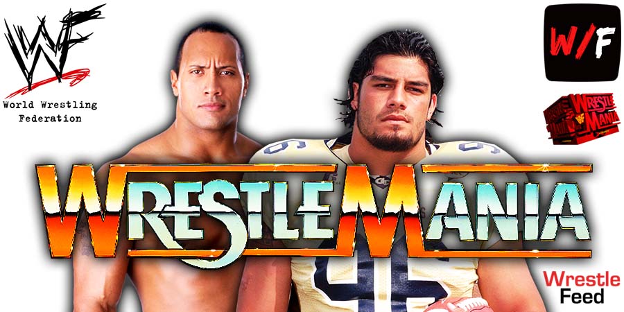 The Rock Vs Roman Reigns WrestleMania 15 WrestleFeed App