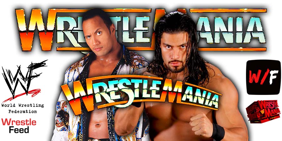 The Rock Vs Roman Reigns WrestleMania 17 WrestleFeed App