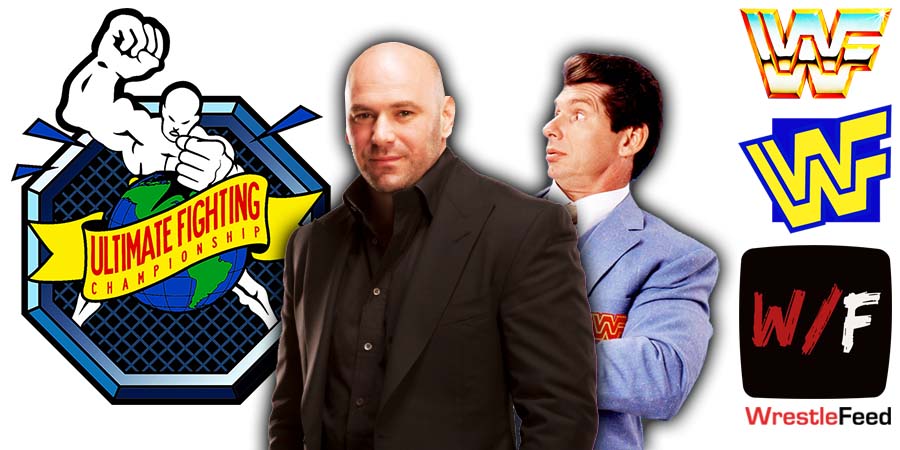 Vince McMahon & Dana White UFC Article Pic WrestleFeed App