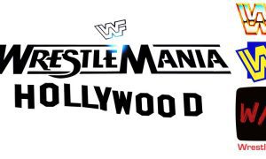 WrestleMania Hollywood Logo WWF WWE PPV 5 WrestleFeed App