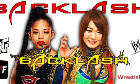 Bianca Belair VS Iyo Sky Backlash PPV 3 WWE WrestleFeed App