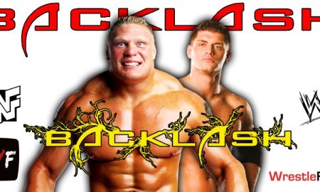 Brock Lesnar Vs Cody Rhodes Backlash PPV 3 WWE WrestleFeed App