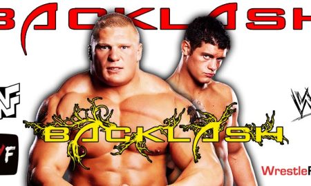 Brock Lesnar Vs Cody Rhodes Backlash PPV 4 WWE WrestleFeed App