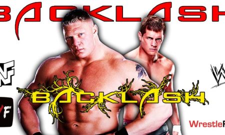Brock Lesnar Vs Cody Rhodes Backlash PPV 5 WWE WrestleFeed App