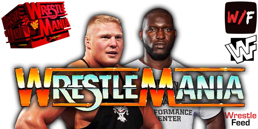Brock Lesnar Vs Omos WrestleMania 39 WWE PPV 1 WrestleFeed App