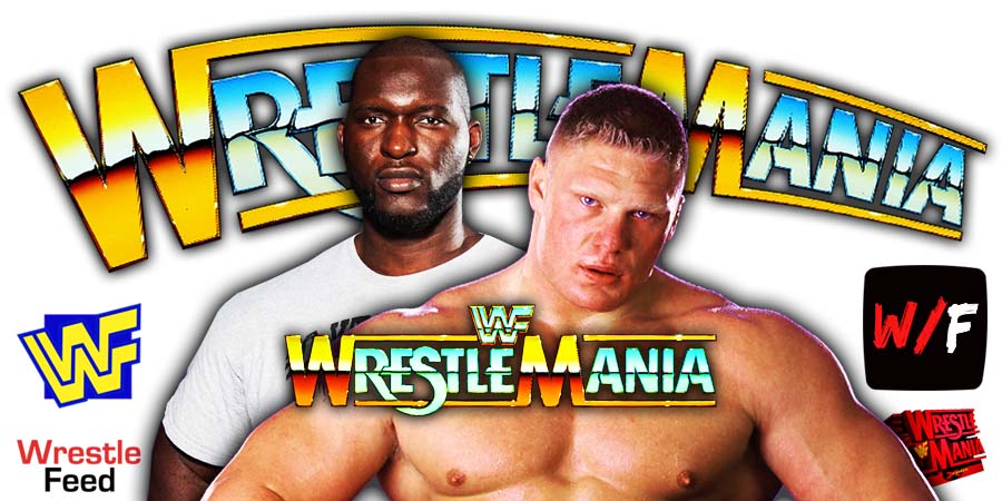 Brock Lesnar Vs Omos WrestleMania 39 WWE PPV 2 WrestleFeed App