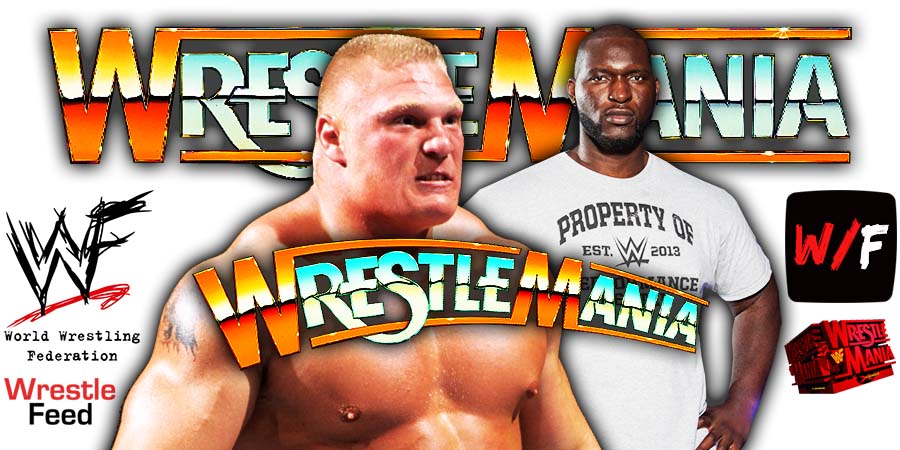Brock Lesnar Vs Omos WrestleMania 39 WWE PPV 3 WrestleFeed App