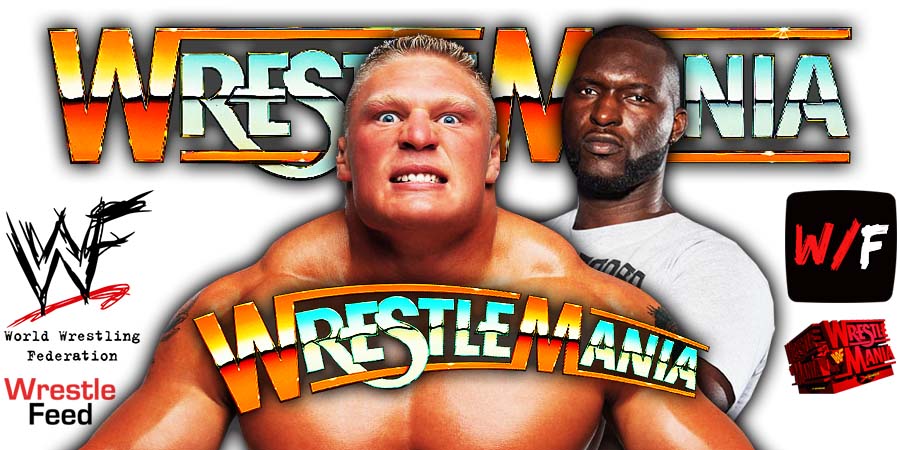 Brock Lesnar Vs Omos WrestleMania 39 WWE PPV 7 WrestleFeed App
