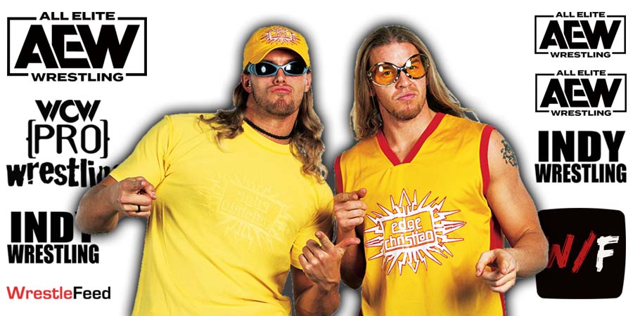 Christian Cage And Edge Adam Copeland AEW All Elite Wrestling Article Pic 2 WrestleFeed App