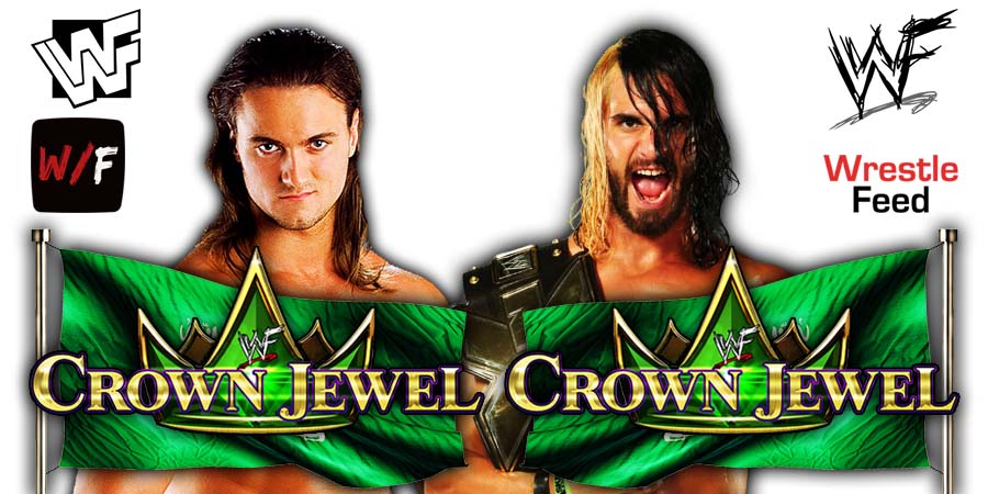 Drew McIntyre Vs Seth Rollins Crown Jewel 2023 WWE PPV 2 WrestleFeed App