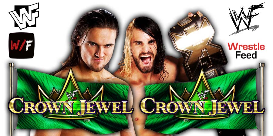 Drew McIntyre Vs Seth Rollins Crown Jewel 2023 WWE PPV 4 WrestleFeed App
