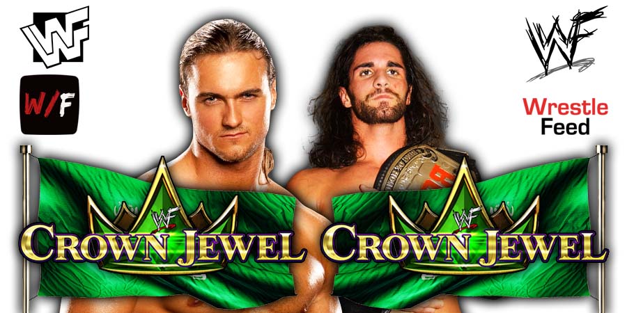 Drew McIntyre Vs Seth Rollins Crown Jewel 2023 WWE PPV 5 WrestleFeed App