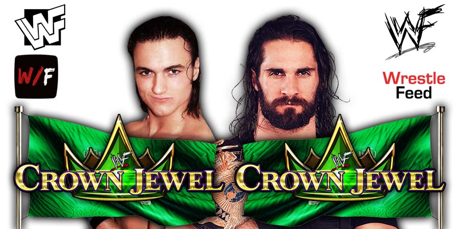 Drew McIntyre Vs Seth Rollins Crown Jewel 2023 WWE PPV 7 WrestleFeed App
