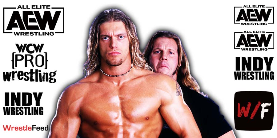 Edge Adam Copeland And Chris Jericho AEW All Elite Wrestling Article Pic WrestleFeed App