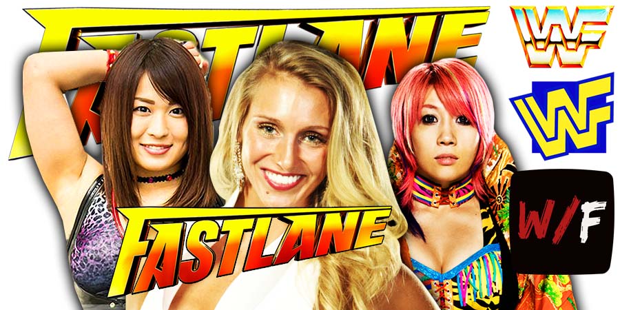 Iyo Sky Vs Asuka Vs Charlotte Flair Fastlane WWE PPV 1 WrestleFeed App