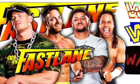 John Cena And LA Knight Vs Solo Sikoa And Jimmy Uso Fastlane 2023 WWE PPV 5 WrestleFeed App
