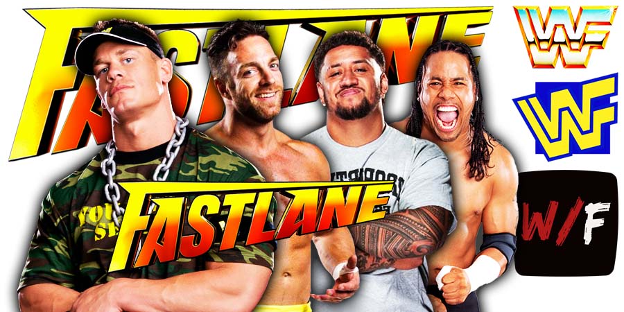John Cena And LA Knight Vs Solo Sikoa And Jimmy Uso Fastlane 2023 WWE PPV 5 WrestleFeed App