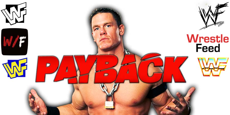 John Cena Payback WWE PPV 1 WrestleFeed App