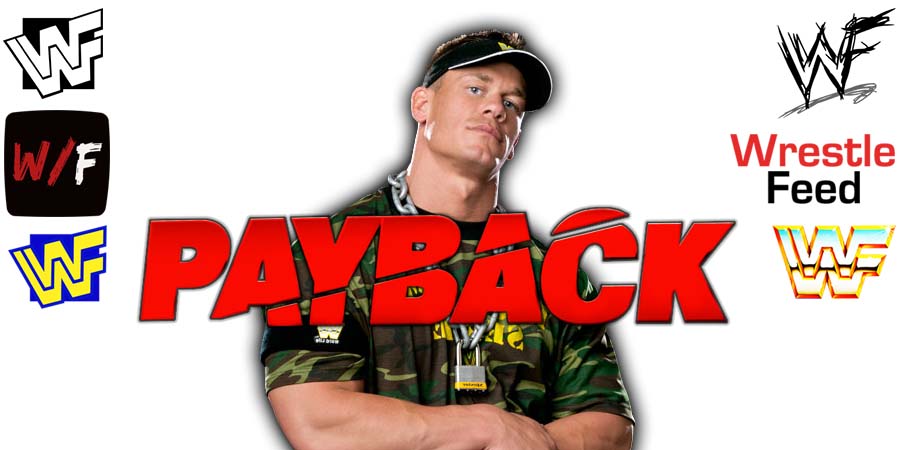 John Cena Payback WWE PPV 2 WrestleFeed App