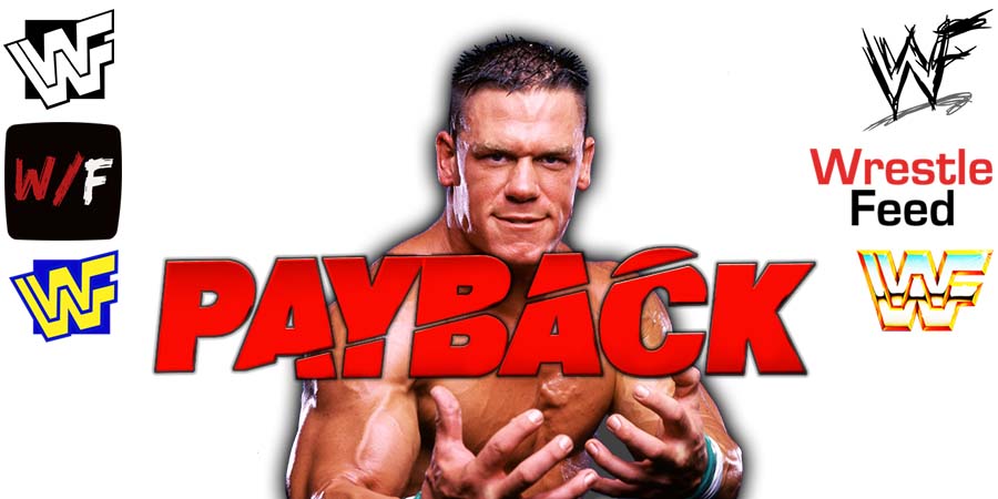 John Cena Payback WWE PPV 3 WrestleFeed App