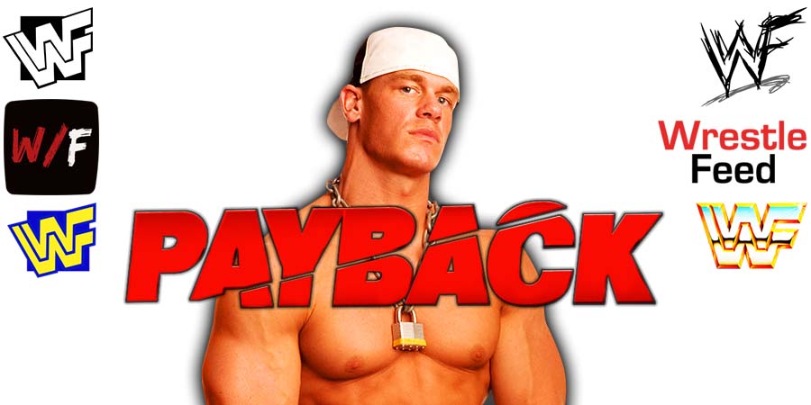 John Cena Payback WWE PPV 5 WrestleFeed App
