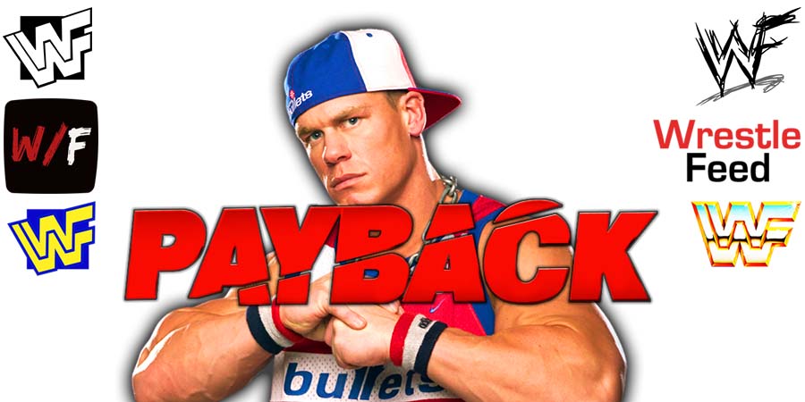 John Cena Payback WWE PPV 7 WrestleFeed App